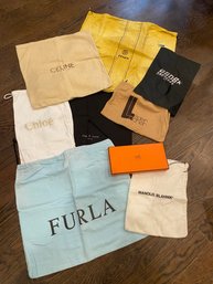 Fabulous Collection Of Eleven Dustbags And Hermes Gift Box