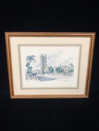 Magdalen Bridge & Tower Oxford Framed Artwork