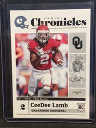 2020 Panini Chronicles Draft Picks Ceedee Lamb Rookie Card - K