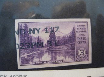 US POSTAGE STAMP  SCOTTS # 458, IMPERFORATE ,  USED