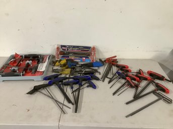 Hex T Key Set Lot