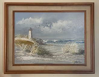 Framed Oil On Canvas Signed Julio Fassio