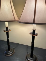 Pair Stick Lamps