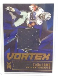 2020 Panini Xr Vortex Ceedee Lamb Rookie Jersey Relic Card 14/49 - K