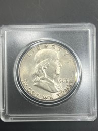 1963 Benjamin Franklin Silver Half Dollar