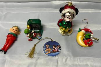 A Collection Of Christmas Ornaments  Mickey's Once Upon A Christmas, And More Disney Ornaments