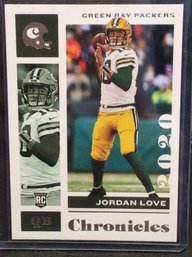 2020 Panini Chronicles Jordan Love Rookie Card - K