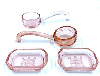 Collectible Pink Depression Glass Pieces