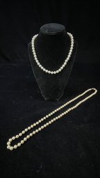 Pair Of Pearl Necklaces