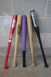 Mixed Lot Of Baseball Bats