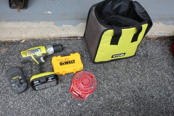 Ryobi Drill W Case And Bits