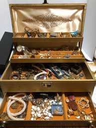 Jewelry Box Full Of Costume Jewelry