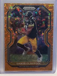 2020 Panini Prizm Chase Claypool Orange Disco Parallel - K