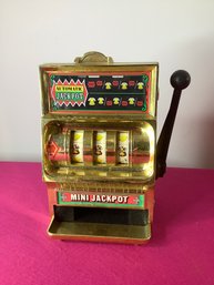 Mini Jackpot Slot Machine Bank