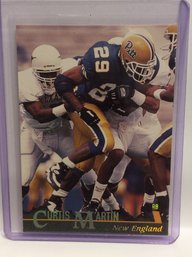 1996 Classic Curtis Martin Rookie Card - K