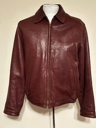 Reilly Olmes Brown Supple Leather Jacket
