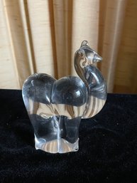 Glass Camel Figurine