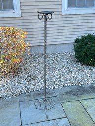 Tall Metal Candle Holder