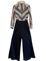 Head Turner Vintage Polyester Jumpsuit