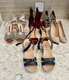 Lot Of Seven Assorted Women's Shoes - Sizes 7 - 7.5 & 8