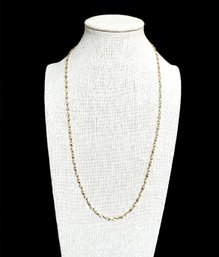 Gorgeous Italian Sterling Silver Vermeil Twisted Chain