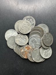 25 Steel Pennies