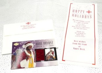 RARE Vintage Upper Deck Kobe Bryant Santa Suit Relic Mail Away Card