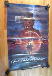 Original Sci Fi Movie Poster Bradbury Something Wicked This Way Comes