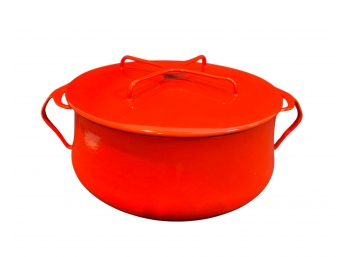 Dansk Kobenstyle Style Enamelware Casserole Dish Covered Pot -  10'W X 5'H