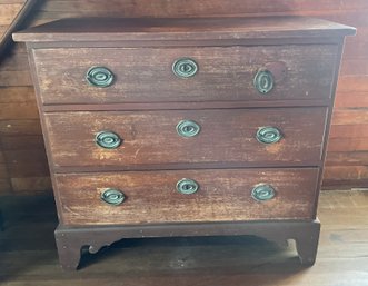 Antique Three Drawer Dresser