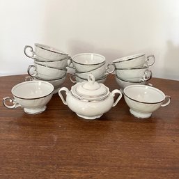 A Partial Tea Set - Silver Sonata By Harmony House Japan