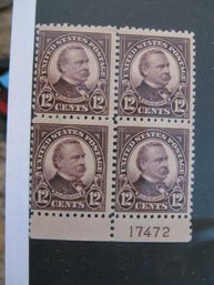 US POSTAGE STAMP  PLATE BLOCK OF 4 - SCOTT # 564 , MINT