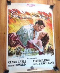 Large Movie Poster Gone With The Wind Italian