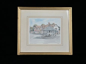 'aspley Guise' Art Print - Artist Signed In Frame