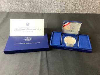 1987 S US Constitution Coin ' We The People'