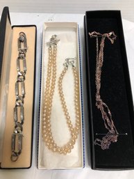 Anson Sweet Bracelet And Two Necklaces