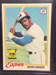 1978 Topps Andre Dawson Rookie Card - K