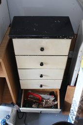 Cabinet With Many Drawers Of Tools 35 In Tall