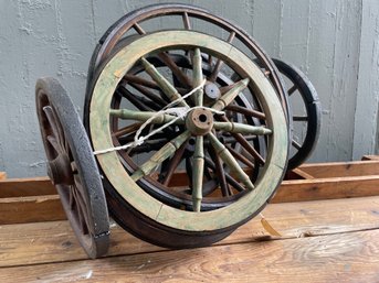 A Bundle Of Victorian Babbie Carriages Wheels.