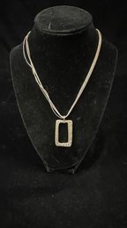 Square Pendent Necklace