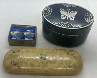 Original ART DECO Era Vanity And Trinket Boxes