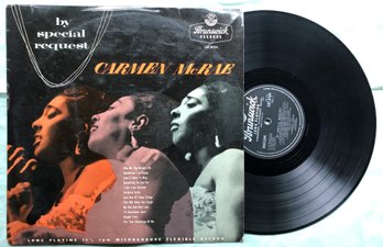Carmen McRae 'by Special Request' 1955 Import Vinyl Record Album - Brunswick Records LAT 8104, NM- / NM
