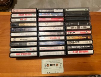 31 Set Tapes - Elton John, Ozzy Osbourne, TDK, Roger Waters, Bruce Hornsby & The Range, Mariah Carey & More.