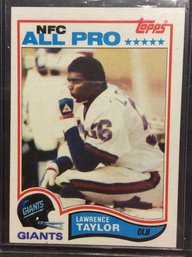 1982 Topps Lawrence Taylor Rookie Card - K