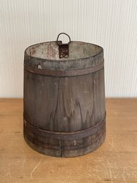 Antique Wooden Sap Bucket