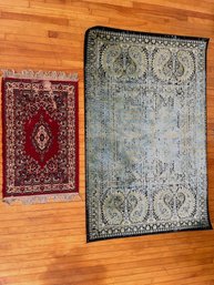 Two Small Vintage Persian Rugs