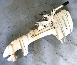 A Vintage Mercury Outboard Motor