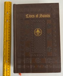 1954 Lives Of Saints Gilt-edged Book