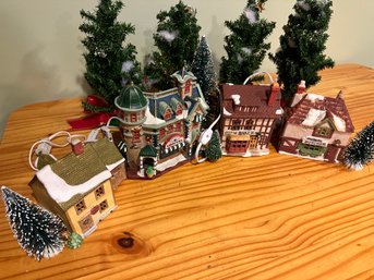 Dept. 56 Christmas Village And Trees