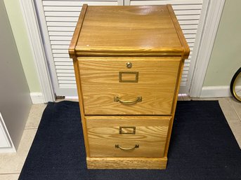 Wood File Cabinet